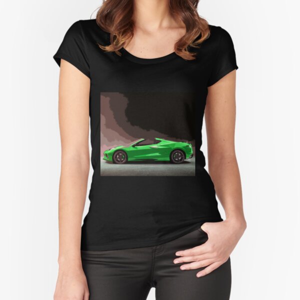 Chevrolet Corvette C8 Fitted Scoop T-Shirt