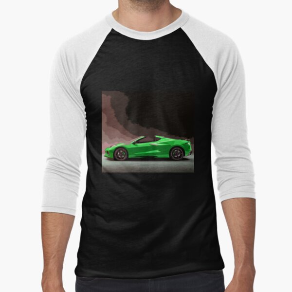 Chevrolet Corvette C8 Baseball ¾ Sleeve T-Shirt