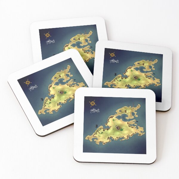 Item preview, 3rd Layer Island Map designed and sold by inkynewt.