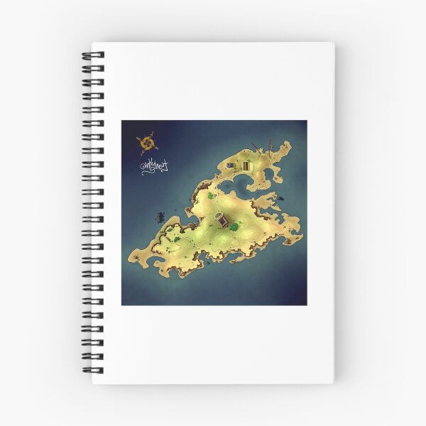 Item preview, 3rd Layer Island Map designed and sold by inkynewt.