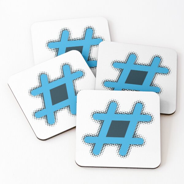 Item preview, Halftone Hashtag Symbol designed and sold by Zethinova.