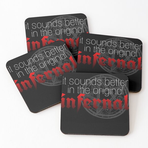 Item preview, It Sounds Better in the Original Infernal designed and sold by MR Magnet's WitchGender Designs.