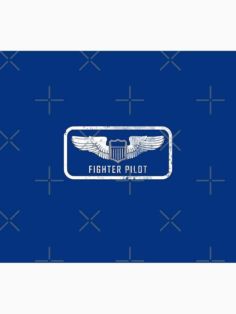 "Fighter Pilot Wings (distressed)" Poster for Sale by StrongVlad