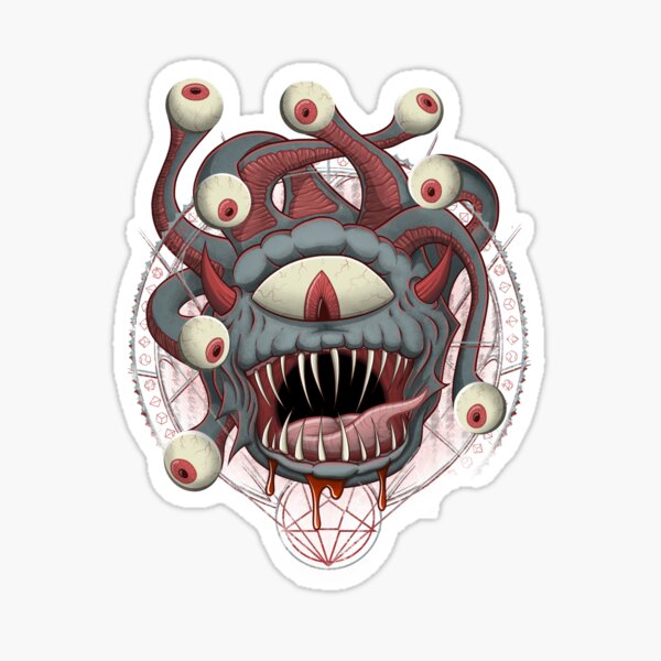 Summoning of the Beholder - DnD Dungeons & Dragons D&D Sticker