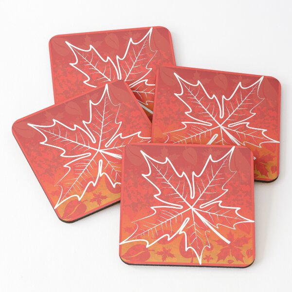 Item preview, Maple Leaf Over Textured Autumn Background designed and sold by Zethinova.
