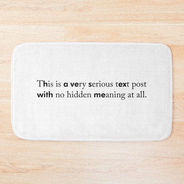 Item preview, Funny Hidden Meaning Quote designed and sold by Rott515.