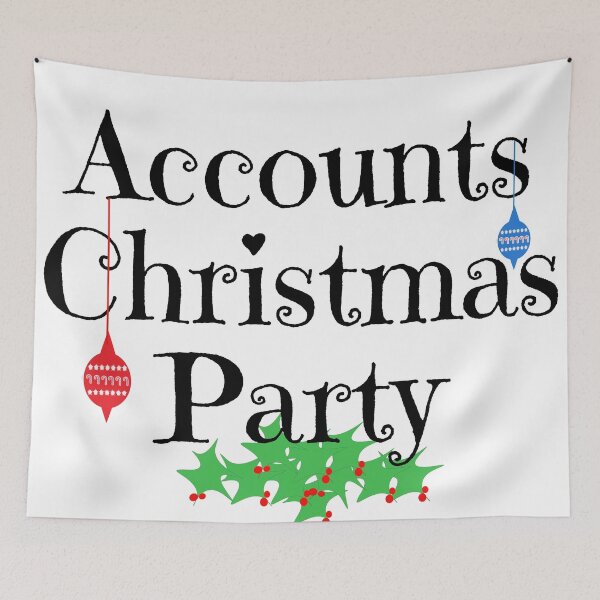 Item preview, Accounts Christmas party designed and sold by designInk.