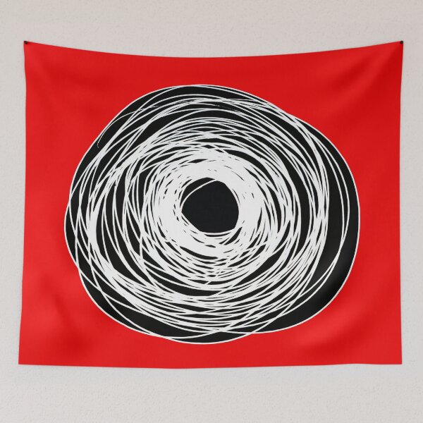 Item preview, Spiral Lines - Invert on Red Board designed and sold by Istvan Ocztos.