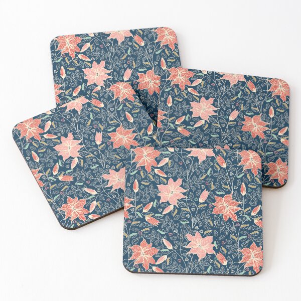 Item preview, Tender flowers pattern designed and sold by Doodle-Shmoodle.