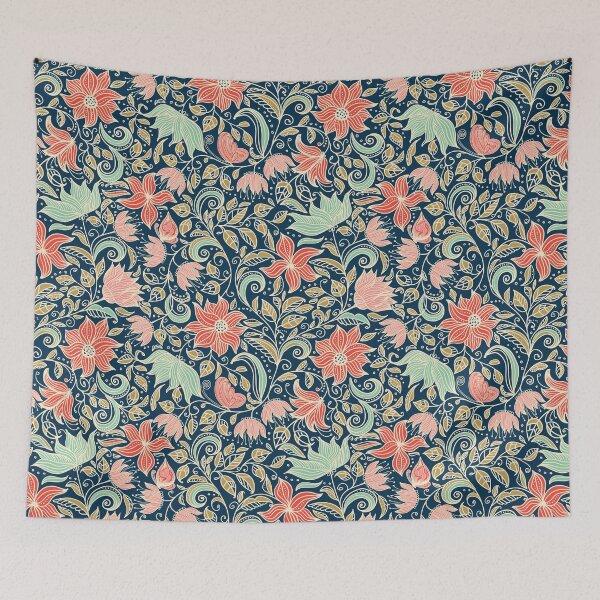 Item preview, Tender flowers pattern designed and sold by Doodle-Shmoodle.