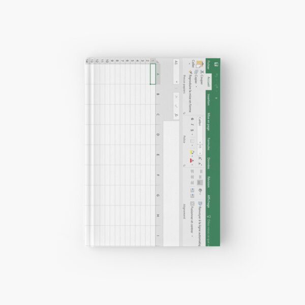 Excel spreadsheet Hardcover Journal
