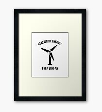 Renewable Energy Framed Print