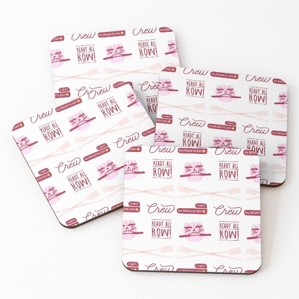 Item preview, Maroon Watercolor Rowing Sticker Pack designed and sold by The-Goods.