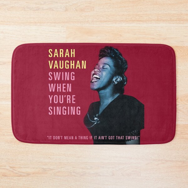 Item preview, Sarah Vaughan – Swing When You’re Singing designed and sold by TIGERDAVER.