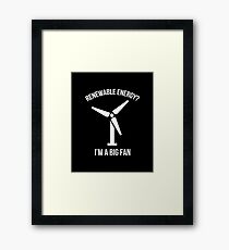 Renewable Energy Framed Print