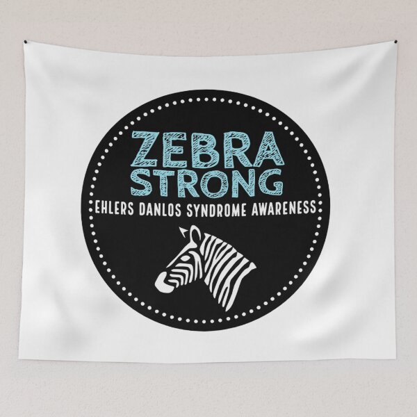Item preview, Zebra Strong- EDS awareness designed and sold by Chronic Illness Creations.