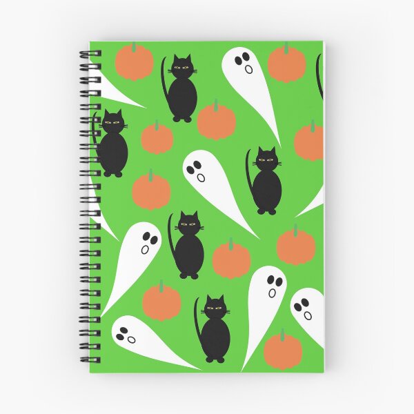 Artikelvorschau, Halloween Geister, Katzen & Kürbisse entworfen und verkauft von designInk.