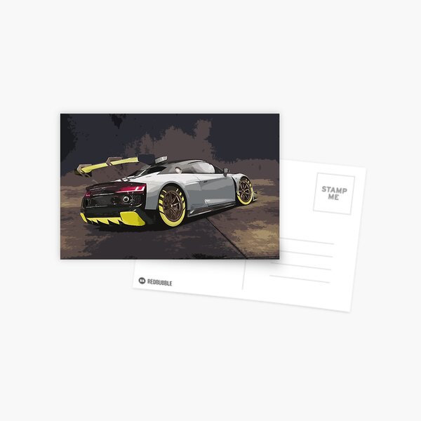 Audi R8 LMS GT2 Postcard