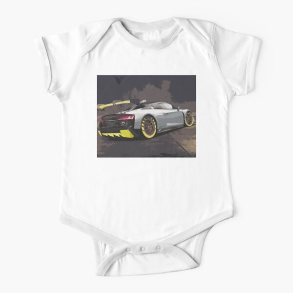 Audi R8 LMS GT2 Short Sleeve Baby One-Piece