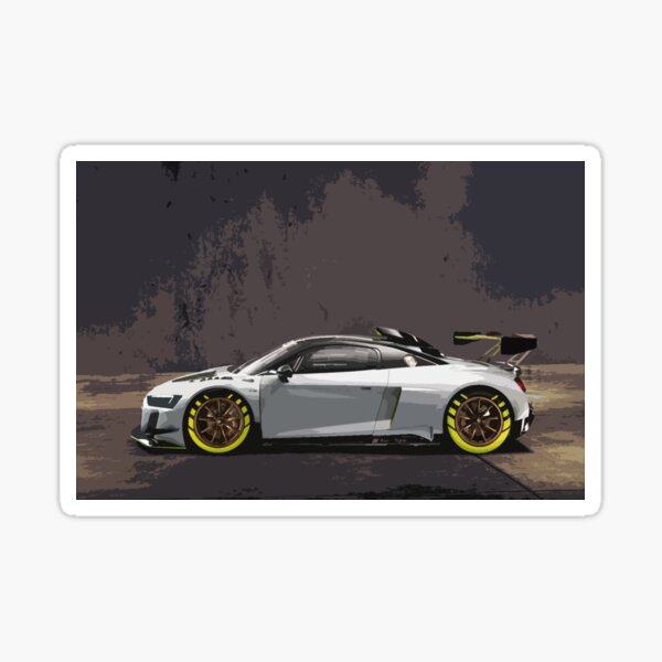 Audi R8 LMS GT2 Glossy Sticker
