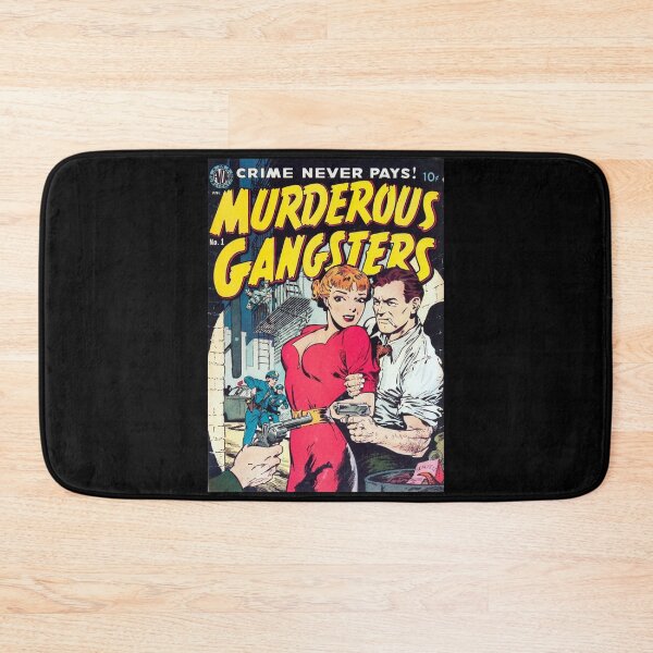 Item preview, Murderous Gangsters - Vintage Comic Book Cover designed and sold by CrimeLab.