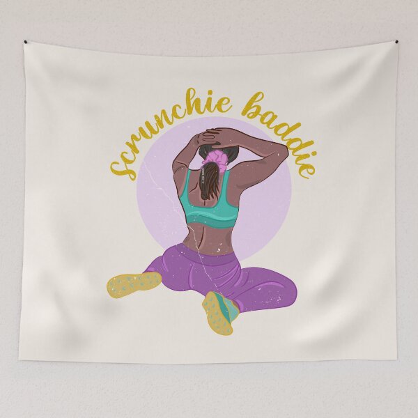 Item preview, SCRUNCHIE BADDIE TWERK Sticker designed and sold by aydapadi.