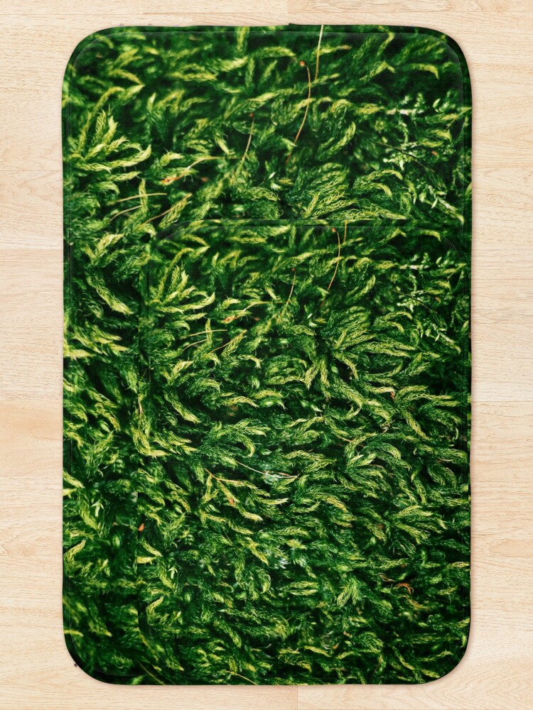 "GREEN MOSS" Bath Mat for Sale by AnnaRatkevich Redbubble