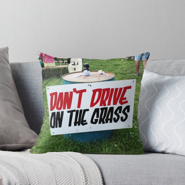 Item preview, Glastonbury 'Don't drive on the grass' designed and sold by Lauren Shawyer.