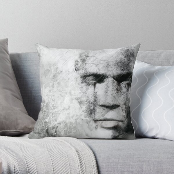 The sound of silence. Throw Pillow