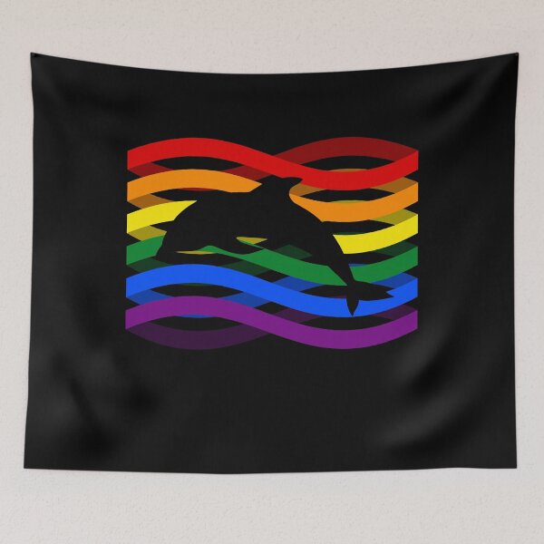 Item preview, Dolphin rainbow designed and sold by 1681830934131.