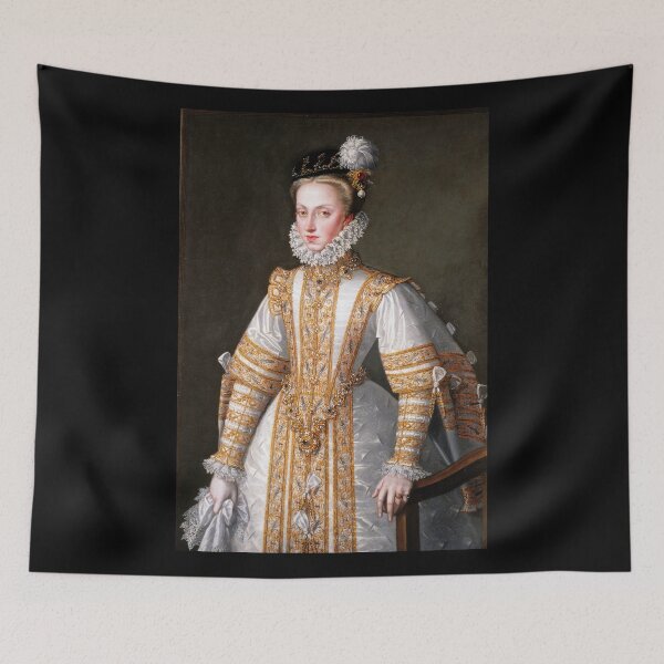 Item preview, Anne of Austria, Queen of Spain - Alonso Sanchez Coello - 1571 designed and sold by CrankyOldDude.