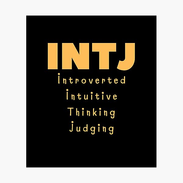 Intj Rook Mastermind T Shirt Intj Mask Myers Briggs Typology Mbti Personality Type Photographic Print By Ideapangea Redbubble