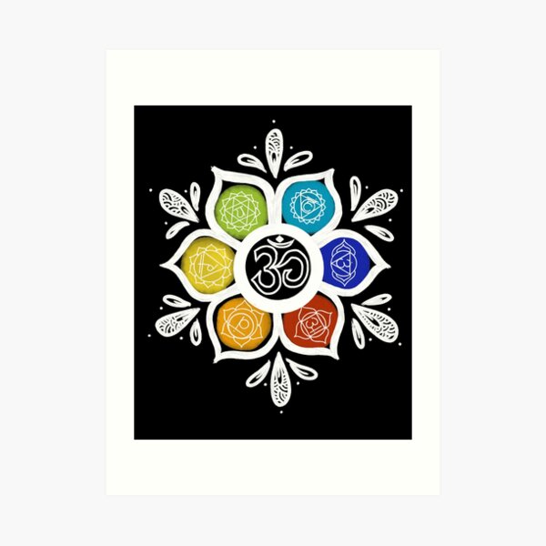 7 chakras Lámina artística
