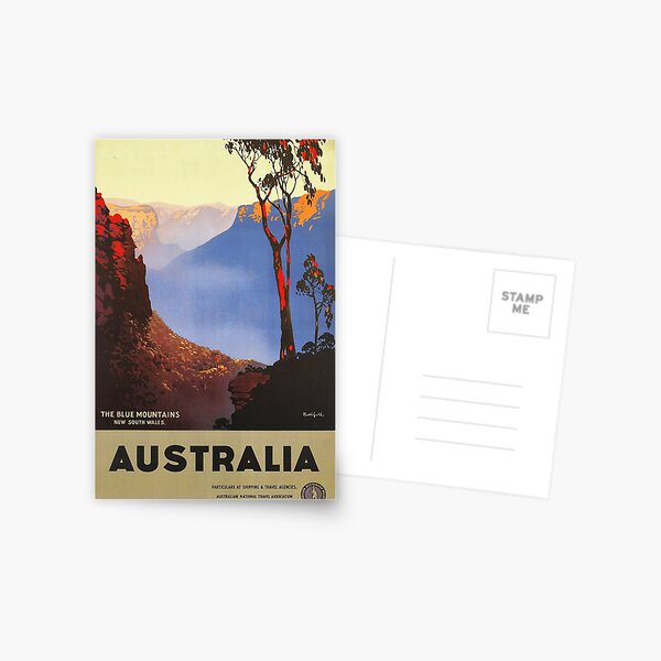 Item preview, Australia poster designed and sold by Vintage Designs +.