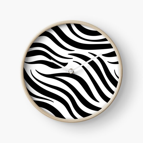 Zebra | Animal skin decor Clock