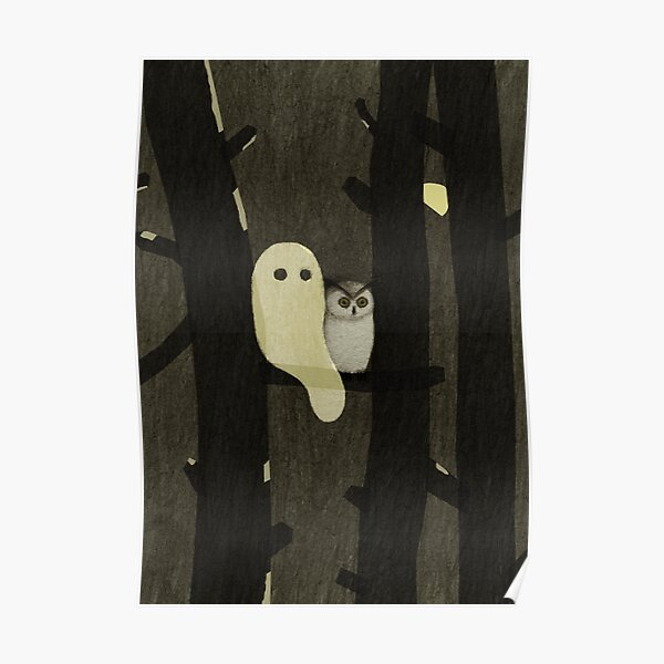 Ghost Owl Posters Redbubble