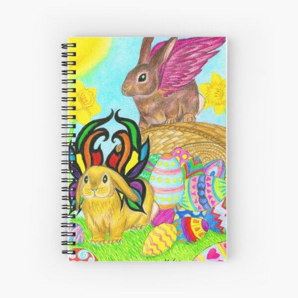 Item preview, Easter bunnies with wings designed and sold by Melanie Jeyakkumar.