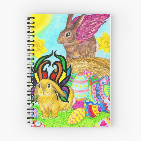 Item preview, Easter bunnies with wings designed and sold by Melanie Jeyakkumar.