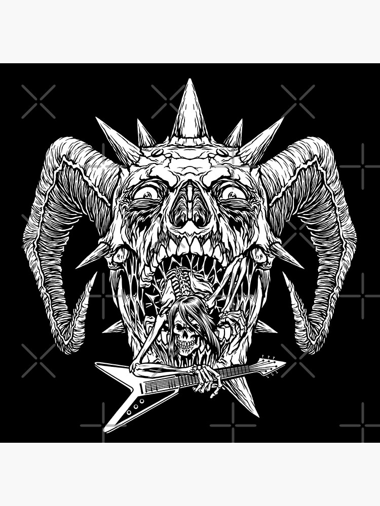 Thumbnail 4 of 4, Pillow, DETHKLOK! designed and sold by MINION-FACTORY.