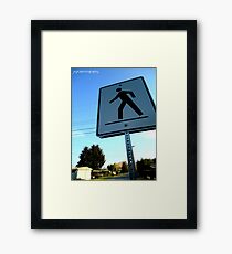 Walk This Way Framed Print