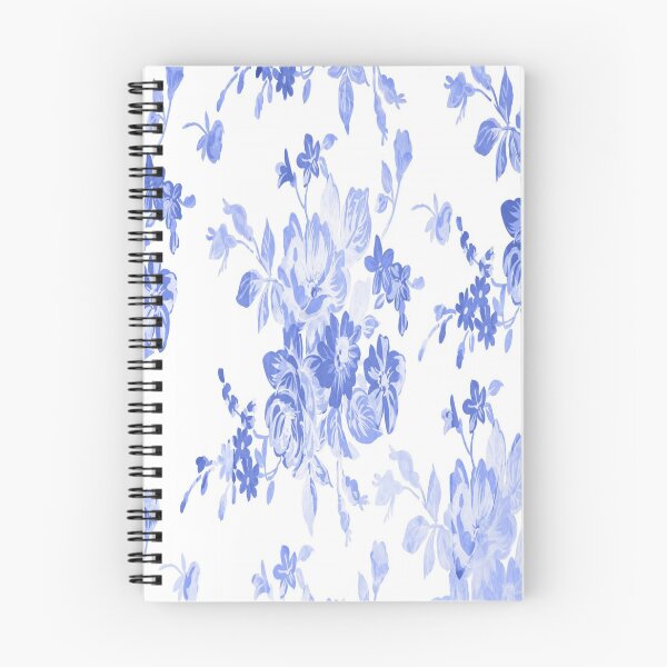 Item preview, Blue and White Flowers Pattern designed and sold by MurphyMorganGifts.