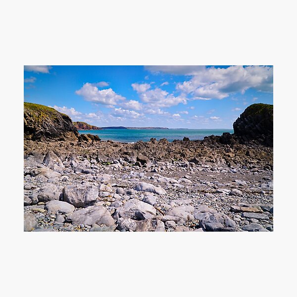 Item preview, Beach, Rocks & Pebbles - Coastal Scenery - Stackpole designed and sold by Harmony Of The Mind.