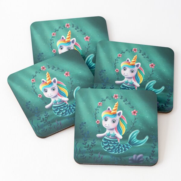 Item preview, Little marmaid unicorn designed and sold by Elena Schweitzer.