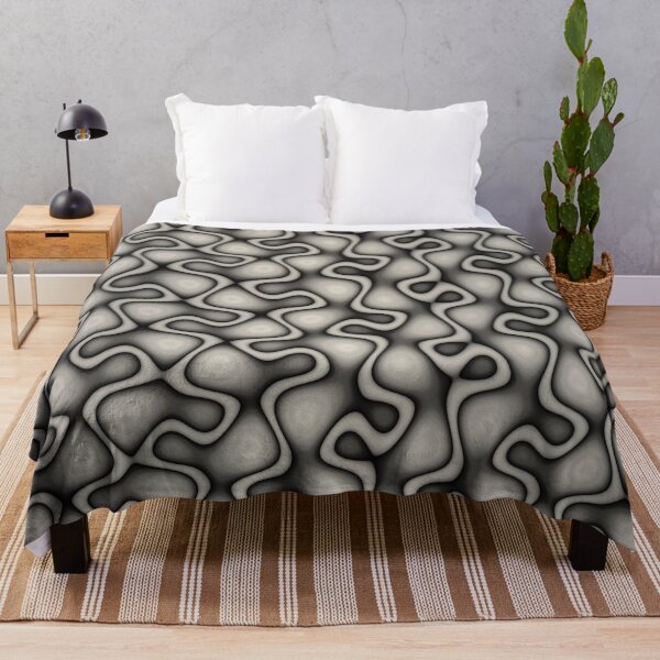 Item preview, Wiggle Room (black and white pattern) designed and sold by Lyle Hatch.