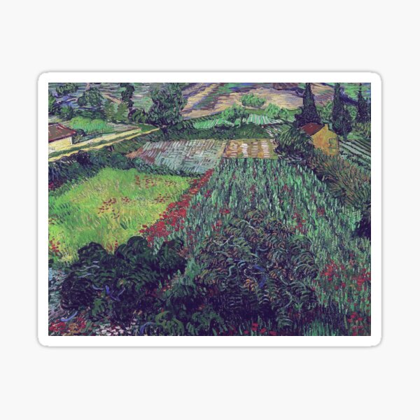 Item preview, Vincent Van Gogh - Field with Poppies  1889 designed and sold by vakashop.