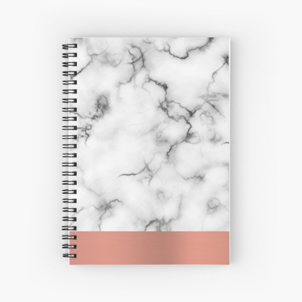 Marble & copper Spiral Notebook