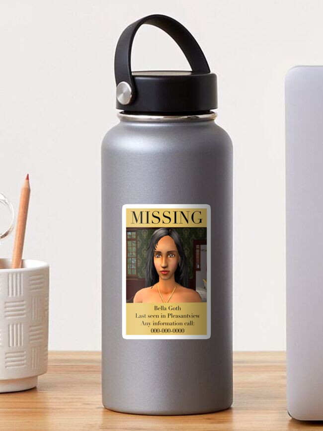 Thumbnail 1 of 3, Sticker, Bella Goth is missing designed and sold by K-AEyston.