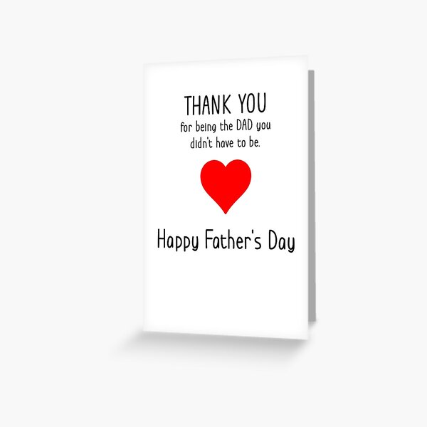 #612 Best Step Dad Stuck With Fathers Day Birthday Greetings Card Rude 150x150mm
