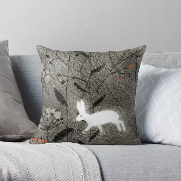 Hare Throw Pillow