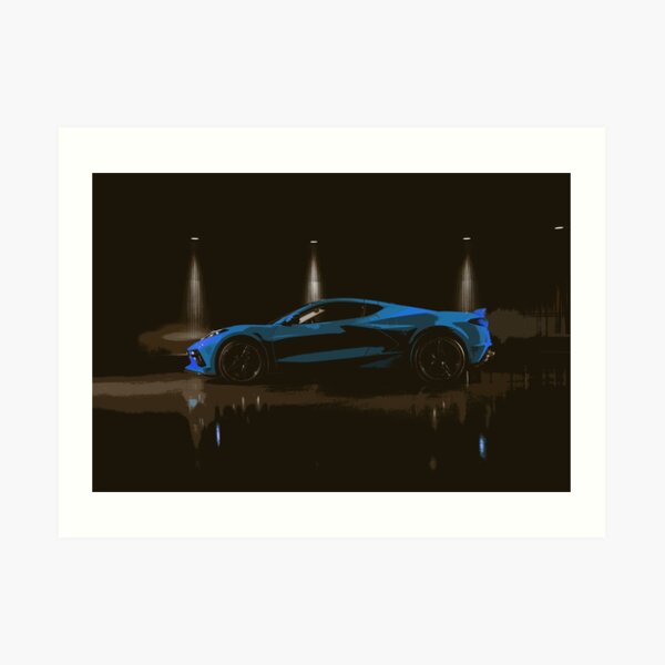 Chevrolet Corvette C8 Art Print